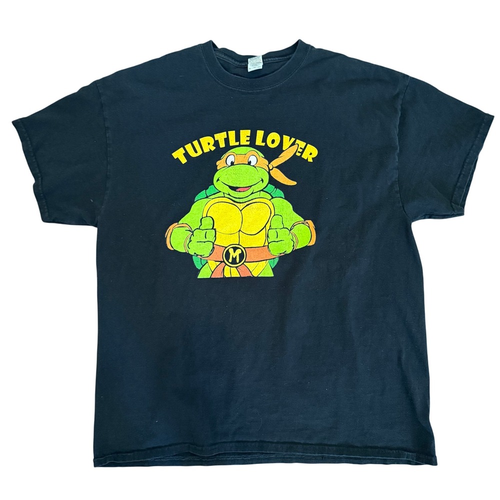 Retro 90s Style Teenage‎ Mutant Ninja Turtles Michelangelo Graphic Tee XL